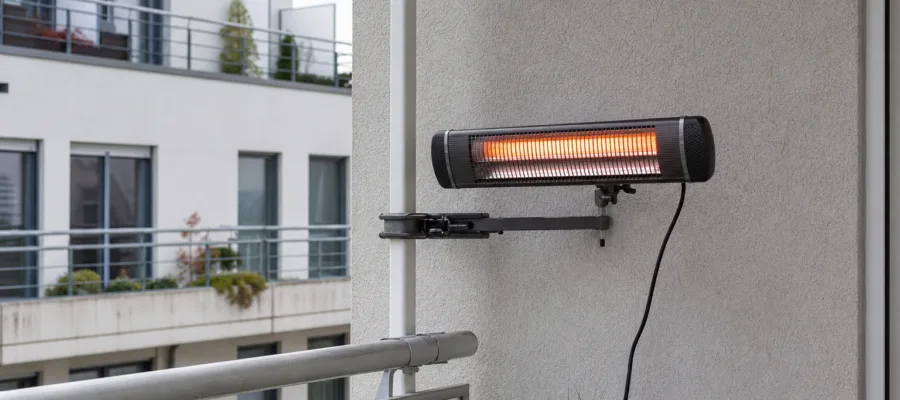 Balkon-Heizstrahler montieren ohne Bohren: Befestigungsloesungen DIY