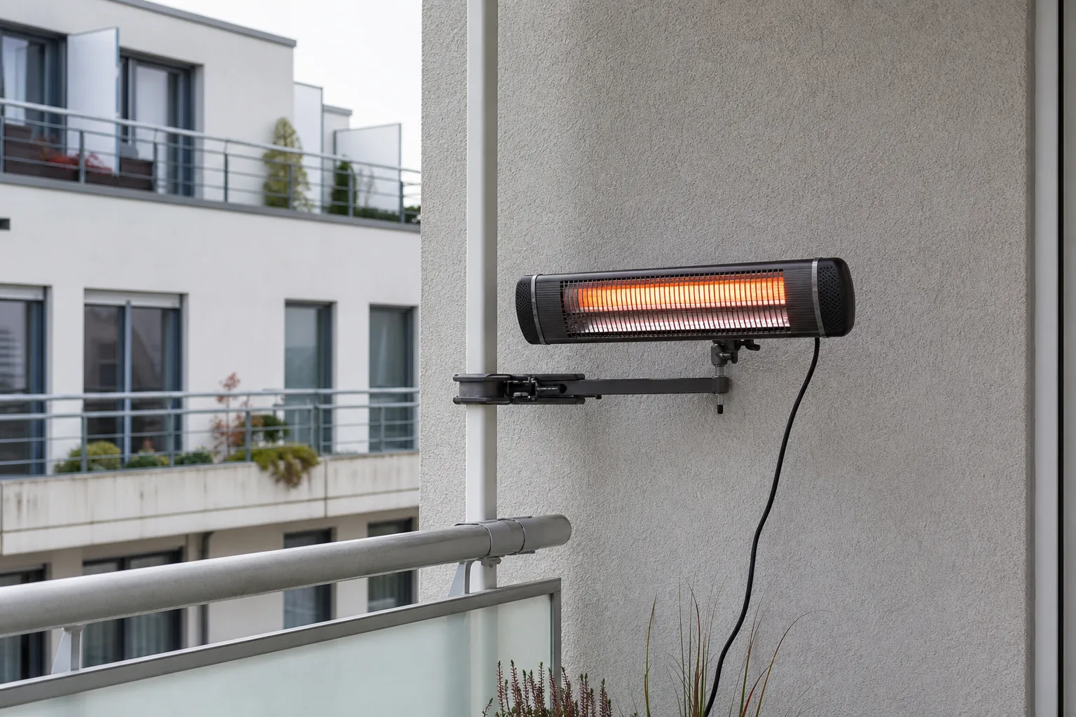 Balkon-Heizstrahler montieren ohne Bohren: Befestigungsloesungen DIY