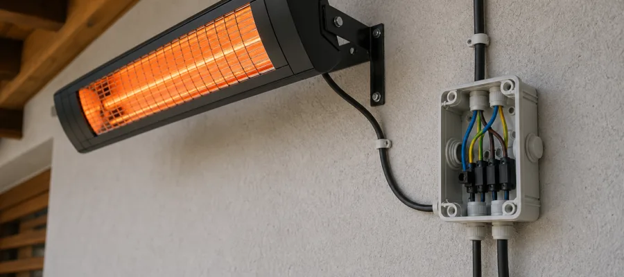 Elektrik & Sicherheit bei Heizstrahlern: Leitfaden fuer DIY-Installation